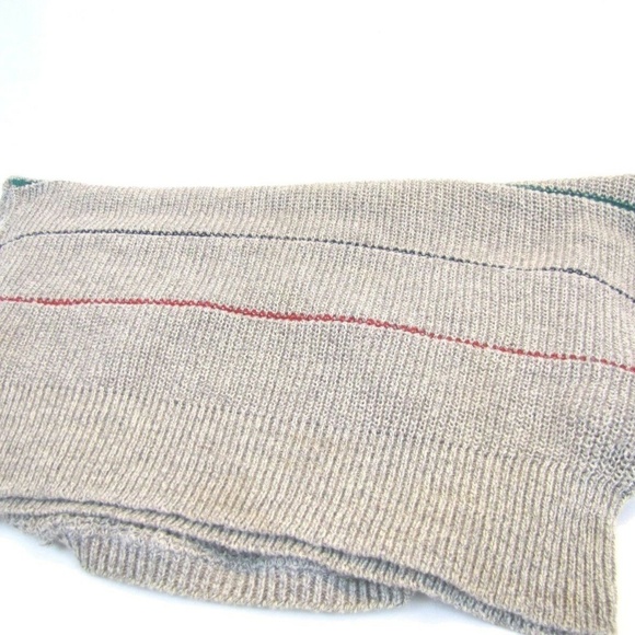 CHRISTIAN DIOR Vtg Cotton Knit Sweater Vest Stripe - Picture 5 of 5